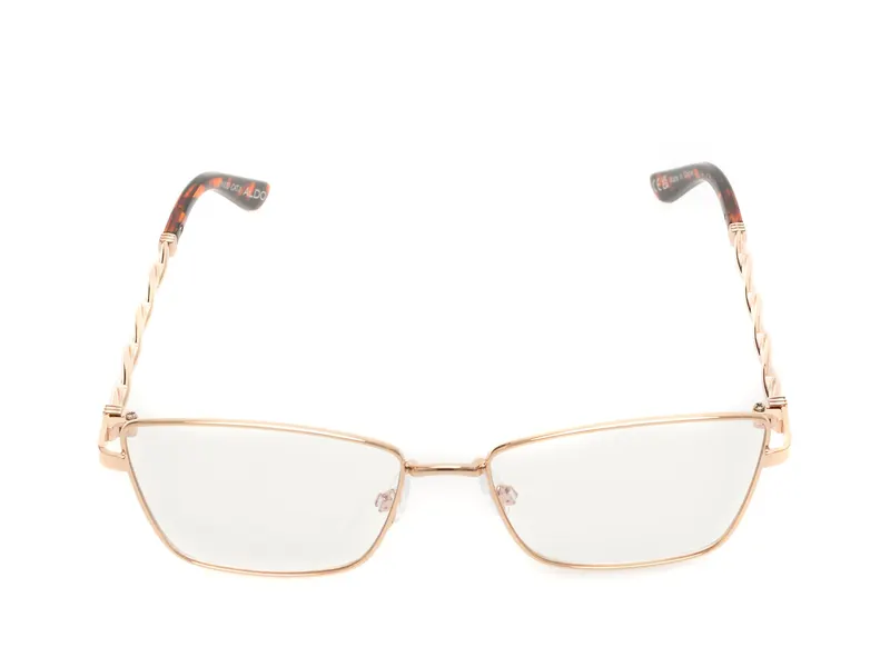 Ochelari de soare aurii, ODHARRPERR 710, din metal