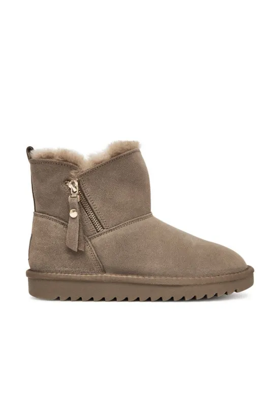 Ghete dama 305490841 - Piele naturala - Gri
