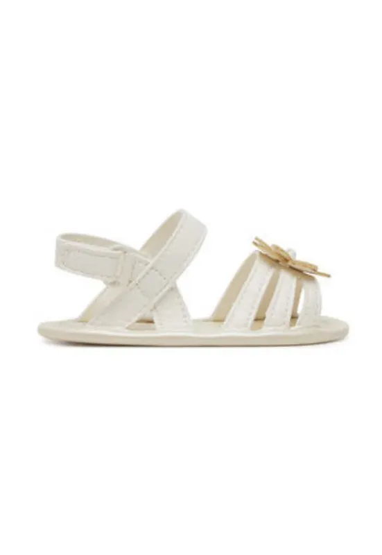 Sandale fete - 9904 - Piele ecologica - Ecru - Ecru