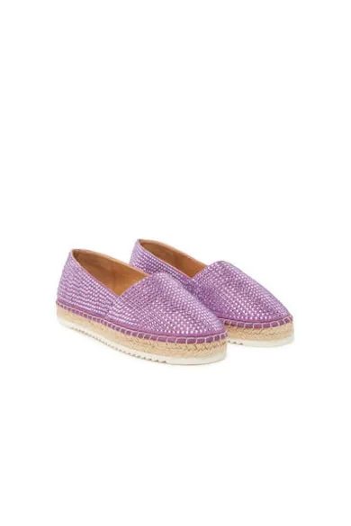 Espadrile dama V250276 - Piele naturala - Mov