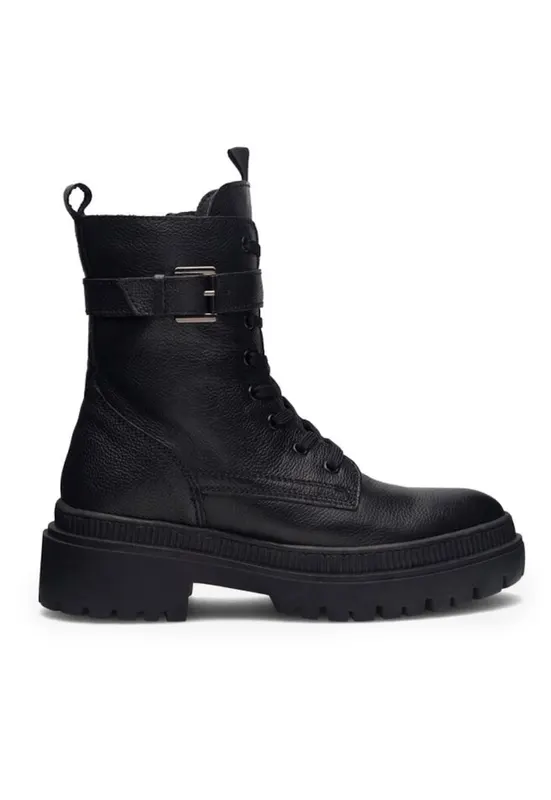 Ghete dama - 57500 - Piele naturala - Negru