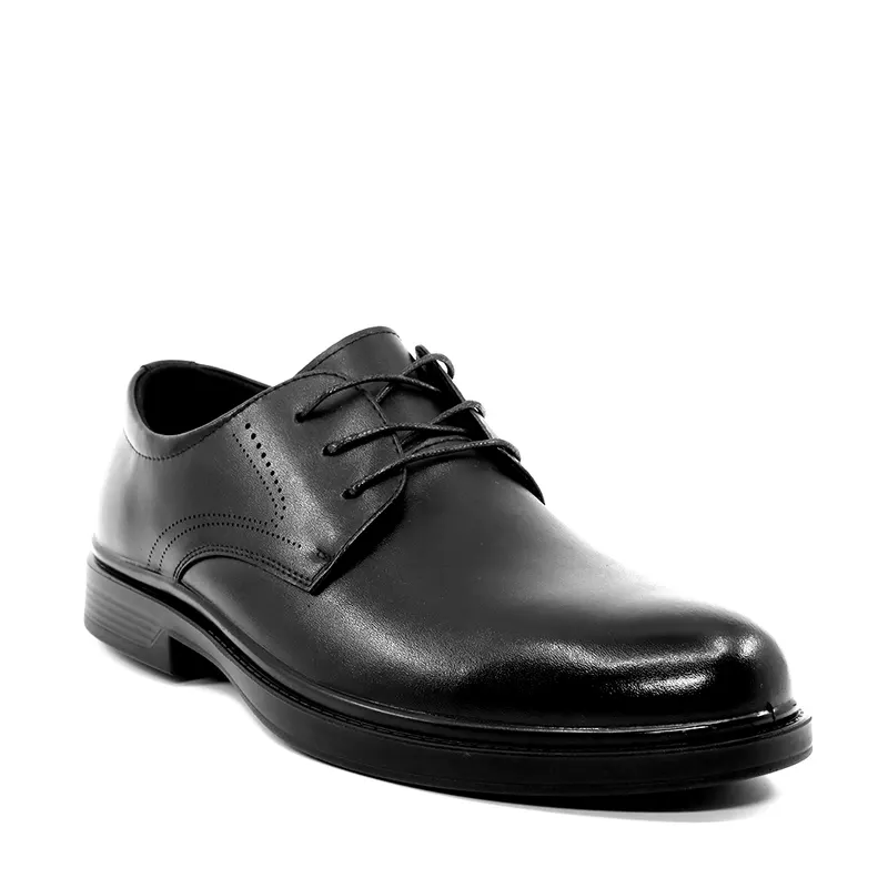 Pantofi cu talpă flexibilă bărbați Luca di Gioia negri din piele 1321BP0012N — imaginea 2