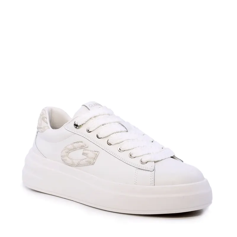 Sneakers femei Alberto Guardiani Aeris Logo albi 811DP61510A — imaginea 2