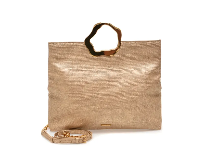 Geanta aurie, LUSTRABAG 715, din piele ecologica