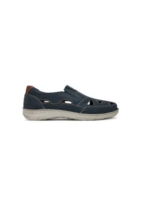 Pantofi barbati 44977 - Piele naturala - Bleumarin