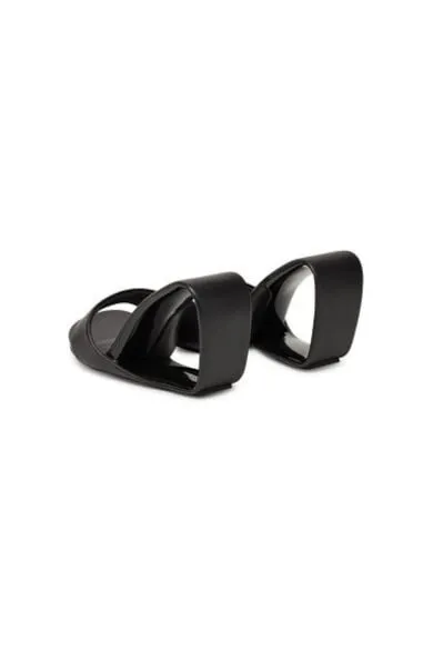 Slapi dama - 1000101162 - Piele naturala - Negru