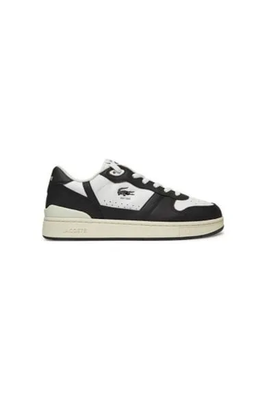 Pantofi sport barbati - 748SMA0042 - Piele naturala - 47 EU - Alb/Negru - Alb/Negru