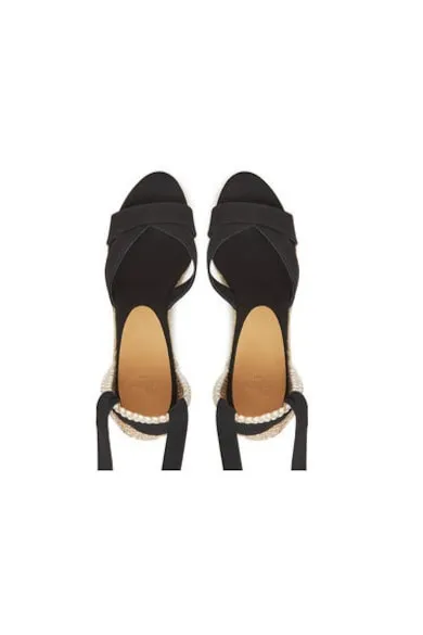 Espadrile dama 025676-100 - Textil - Negru