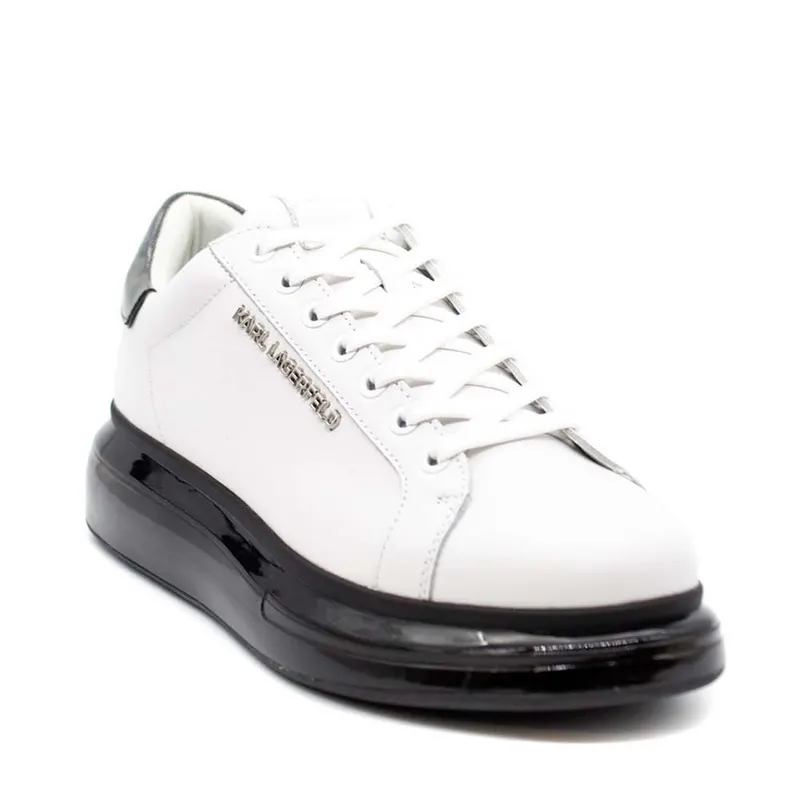 Sneakers bărbați Karl Lagerfeld Kapri Kushion Lo Lace albi 2051bp52625a — imaginea 2