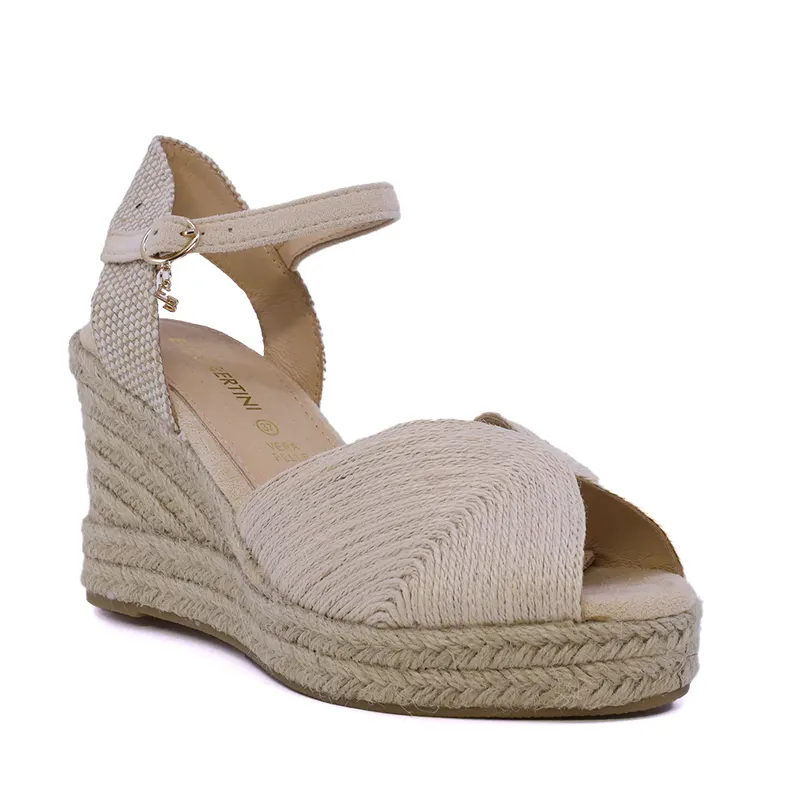 Sandale cu platformă femei Enzo Bertini albe 2441DS45801A — imaginea 2