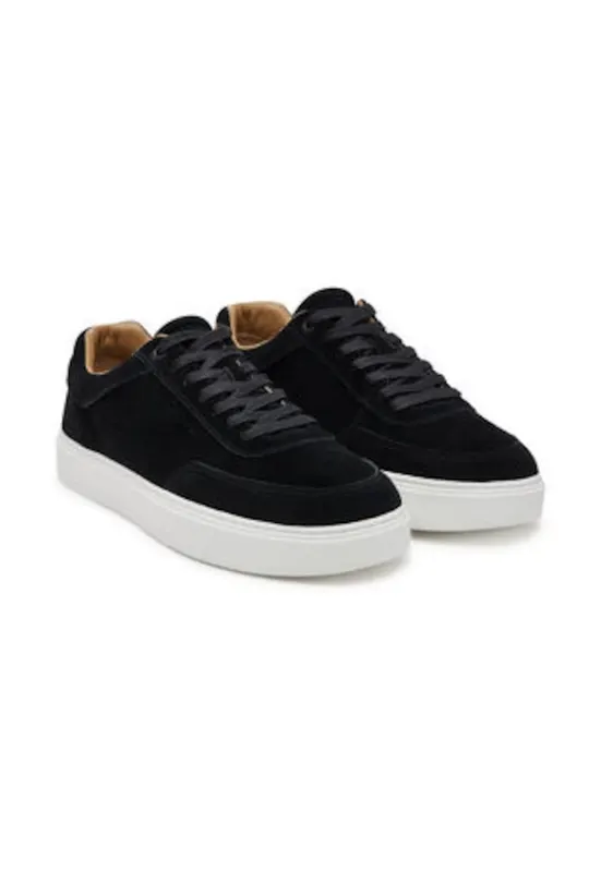 Tenisi barbatesti - 305198105 - piele naturala - negru