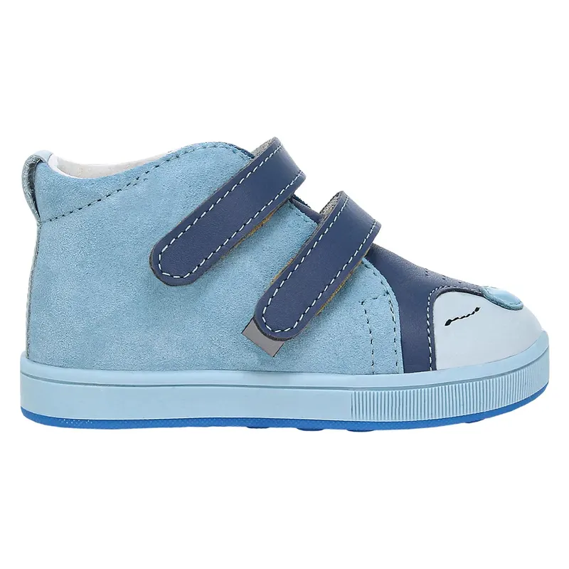 Botine din piele albastre BARTEK 13568-09