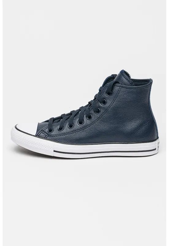 Pantofi sport mid-cut unisex de piele All Star - Albastru ultramarin