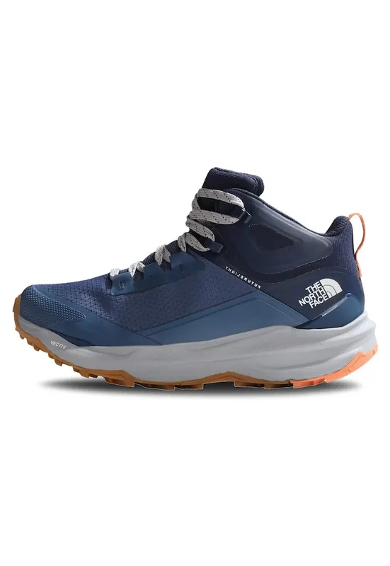 Pantofi trekking femei - albastru - textil