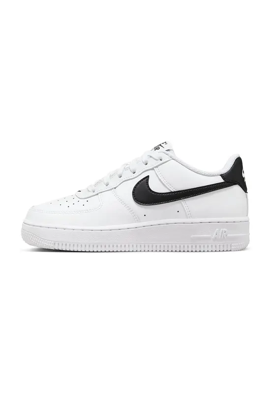 Pantofi sport de piele Air Force 1 - Alb/Negru