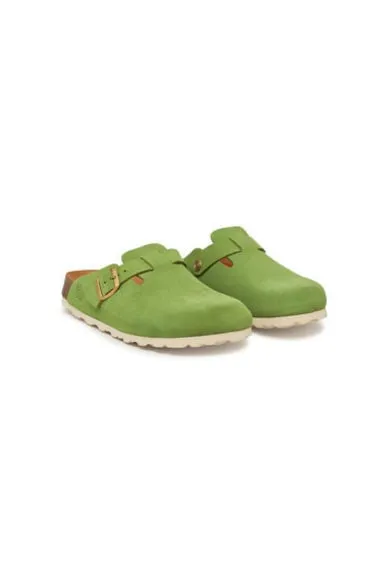 Slapi dama - 600154-71 - Piele naturala - Verde