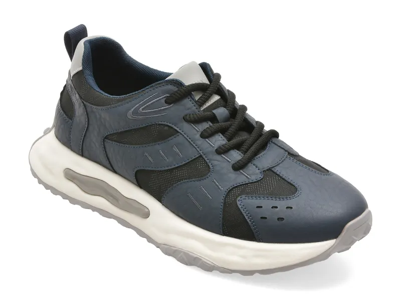 Pantofi sport bleumarin, 63515, din material textil