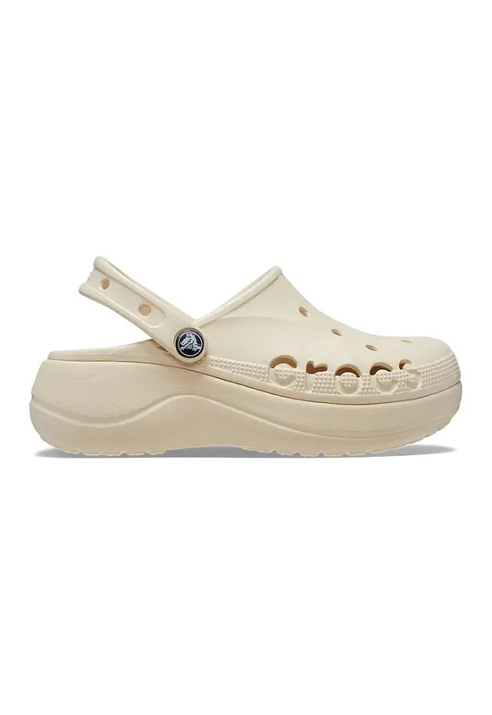 Saboti slingback cu perforatii - Alb fildes