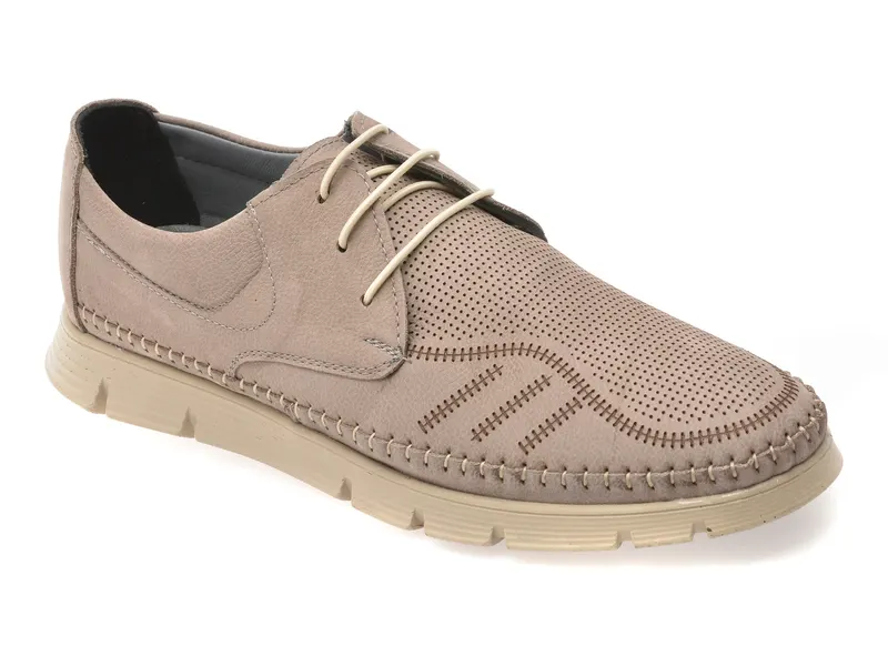 Pantofi sport BITE THE BULLET gri, OY2090, din nabuc