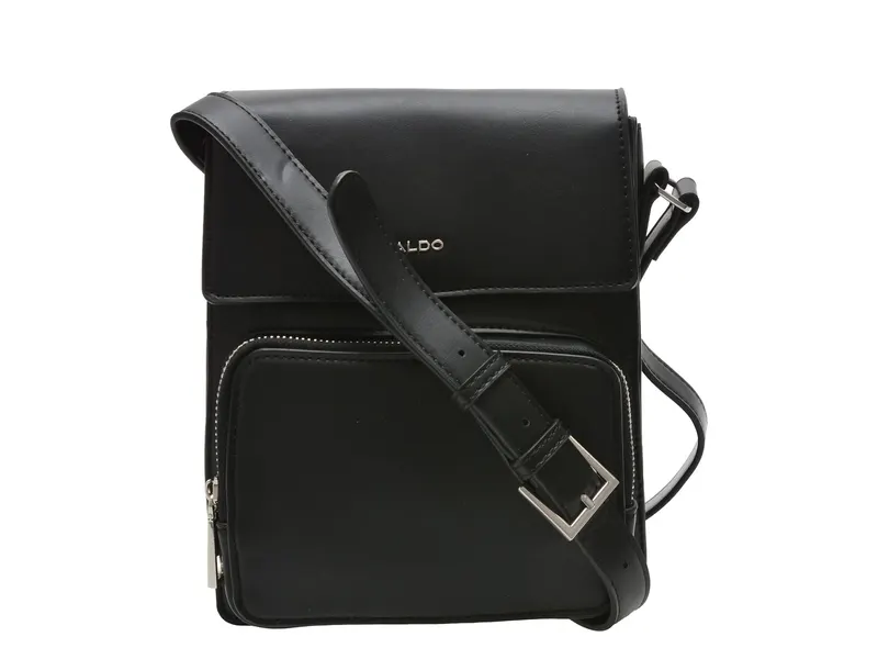Geanta neagra, NILES 001, din piele ecologica