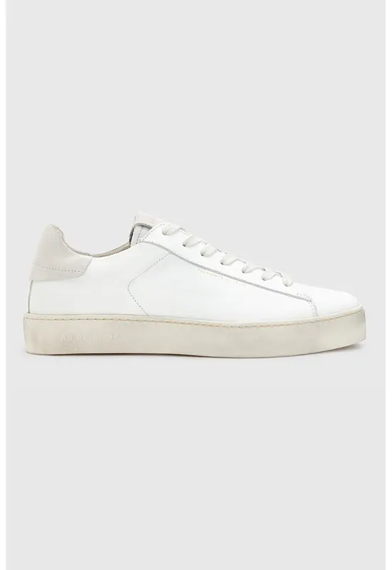 Pantofi sport de piele Shana - Alb murdar