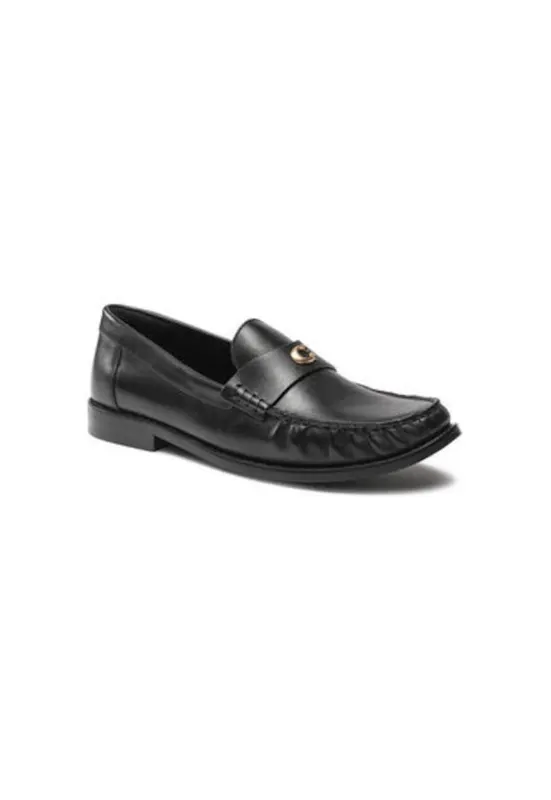 Mocasini dama CK017 - Piele naturala - Negru - Negru