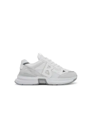 Pantofi sport barbati - 12522505 - Piele naturala - Alb