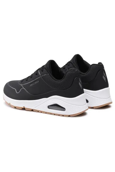 Adidasi fete 310024L - Piele ecologica - Negru