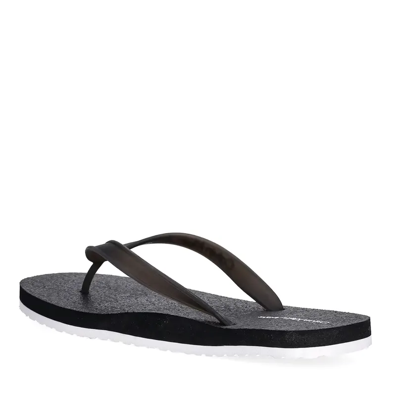 Papuci de plajă bărbați CK Jeans negri 2379BSL1265N — imaginea 2