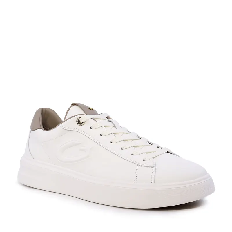 Sneakers bărbați Alberto Guardiani Aeris To albi din piele 811BP61046A — imaginea 2