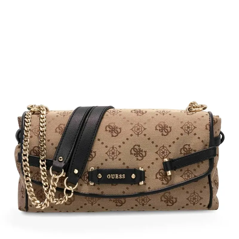 Poșetă crossbody femei Guess Dorothy bej cu logo 912POSSHWJP2231210BE