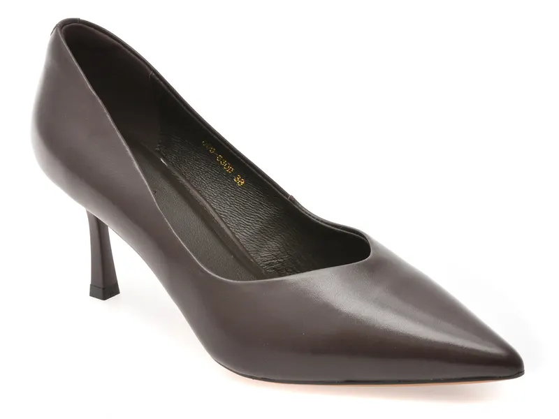 Pantofi eleganti EPICA maro, G09630, din piele naturala