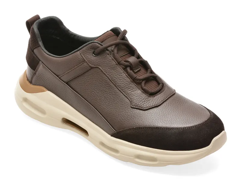 Pantofi sport EPICA maro, T26128, din piele naturala