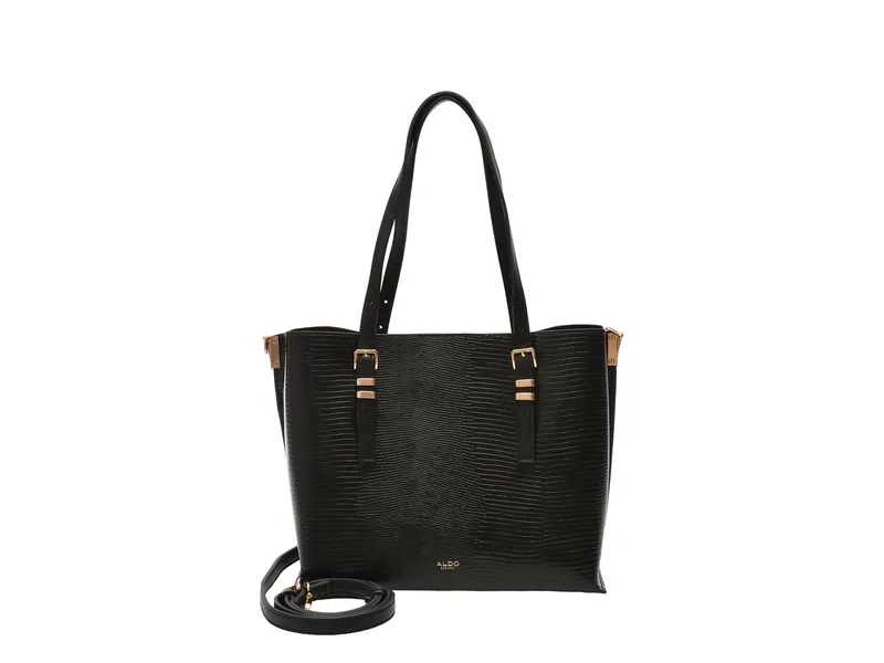 Geanta neagra, ELEANORAA 001, din piele ecologica