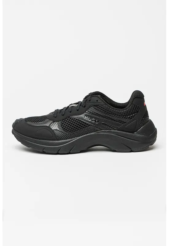 Pantofi sport low cut cu segmente de plasa Go2 - Negru