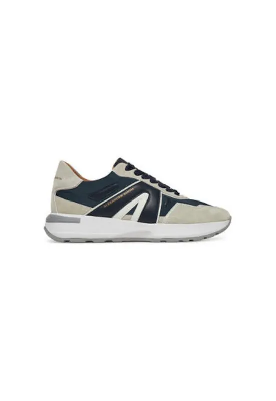 Pantofi sport barbati - ASBBLPM - Piele naturala - Multicolor - Multicolor