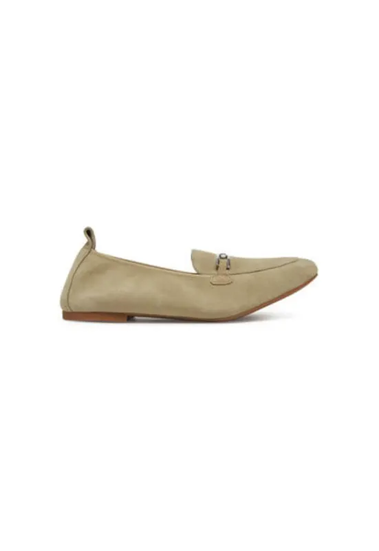 Mocasini dama BAIRON_KS - Piele naturala - Verde - Verde
