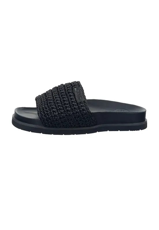 Papuci cu segment tricotat Mardale - Negru