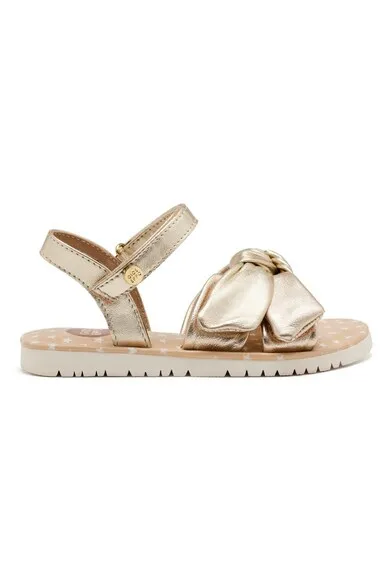 Sandale din piele cu inchidere velcro Wareham - Auriu