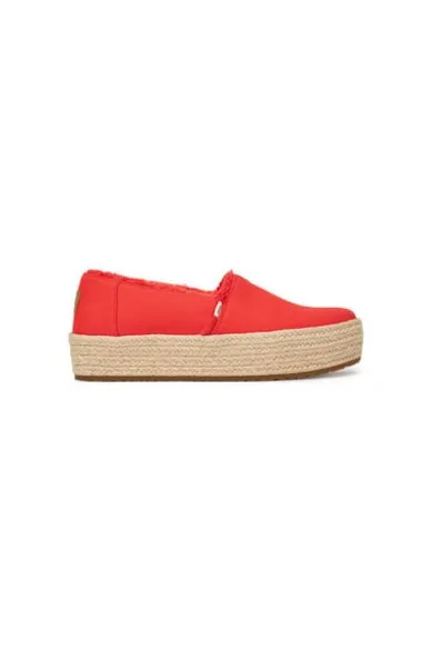 Espadrile dama 10021919 - Textil - Rosu