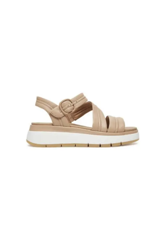 Sandale dama - 26181475 - Piele naturala - Bej