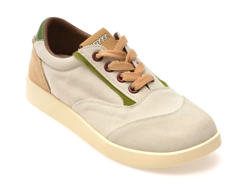 Pantofi sport gri, B25, din material textil