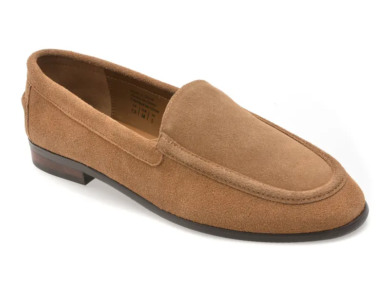 Mocasini ALDO maro, AMBAR 230, din piele intoarsa