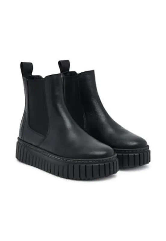 Botine dama 305246783 - Piele naturala - Negru