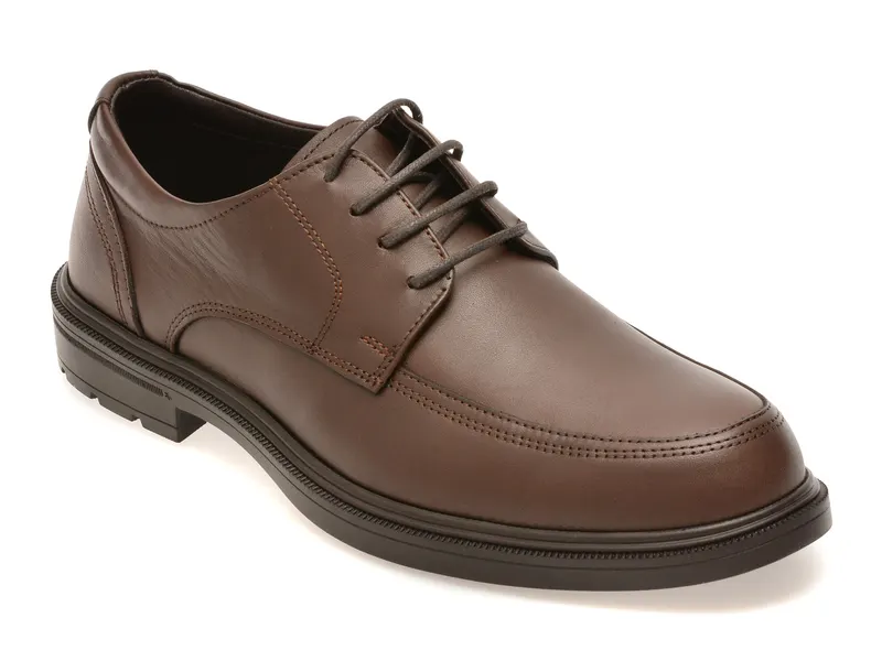 Pantofi eleganti BITE THE BULLET maro, A604, din piele naturala