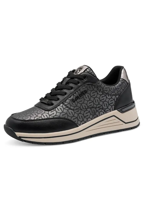 Sneakers dama 5 23613 45-BLACK/PEWTER