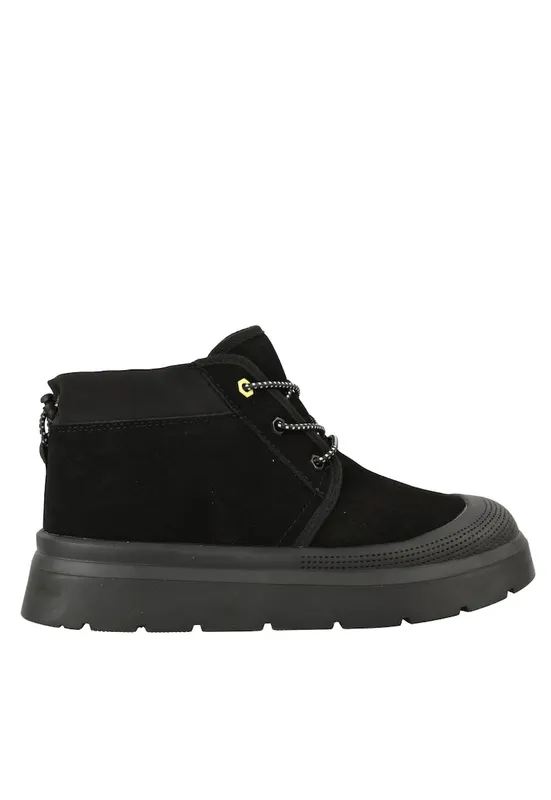 Ghete casual - dama - UG-1 negru - piele intoarsa - Negru