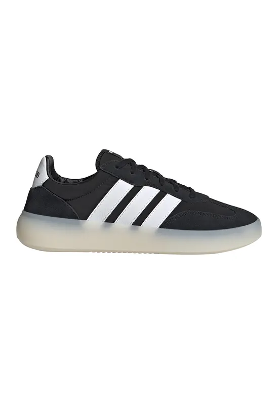 Pantofi sport Barreda Decode cu garnituri din piele intoarsa - Alb/Negru