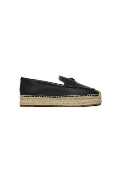 Espadrile dama CR045 - Piele naturala - Negru