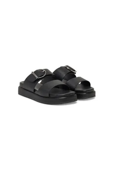 Slapi dama - LFO0761BK51 - Piele naturala - Negru